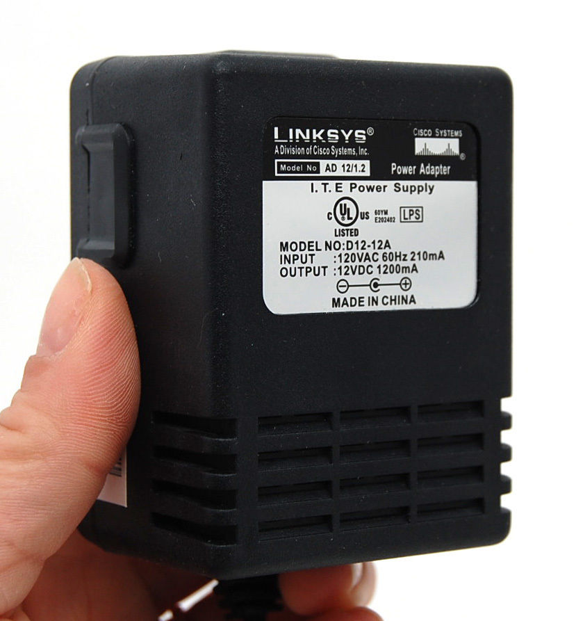 NEW Linksys D12-12A 12v 1.2a AC Power Adapter for WRT54G WRT300N router WRTP54G - Click Image to Close